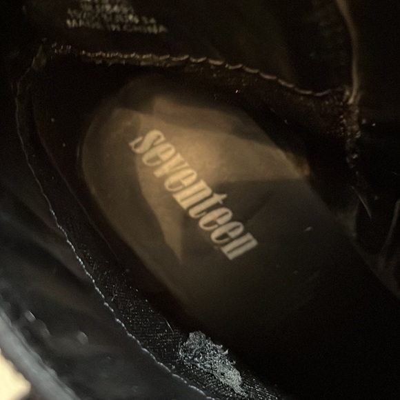 Seventeen black faux suede boots - Picture 4 of 8